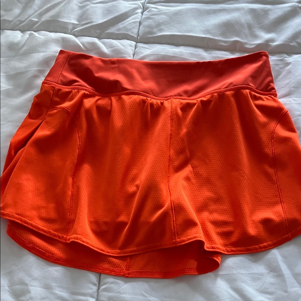adidas Women's Bright Orange Athletic Skirt